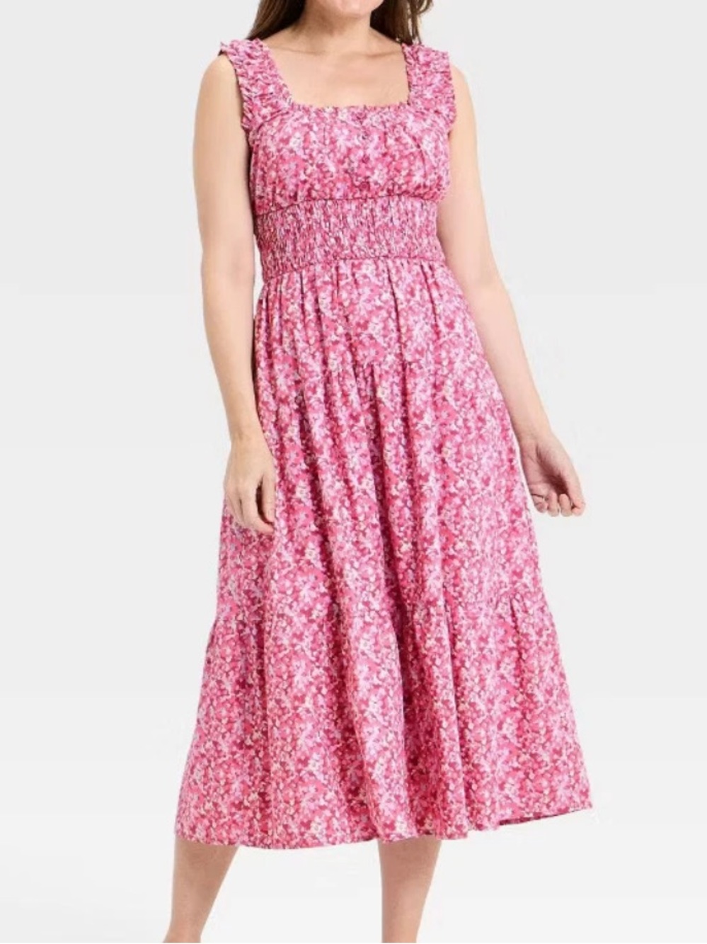 Universal Thread smocked empire-waist tiered maxi dress